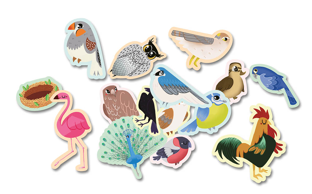 Ma Pochette De Gommettes - 100 Oiseaux