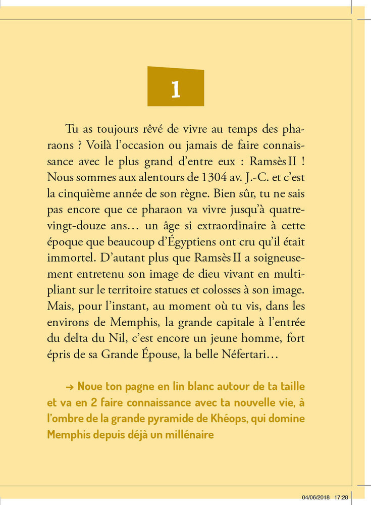 Deviens Le Héros Au Temps Des Pharaons
