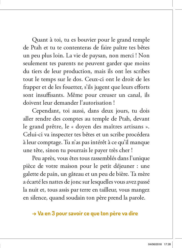 Deviens Le Héros Au Temps Des Pharaons
