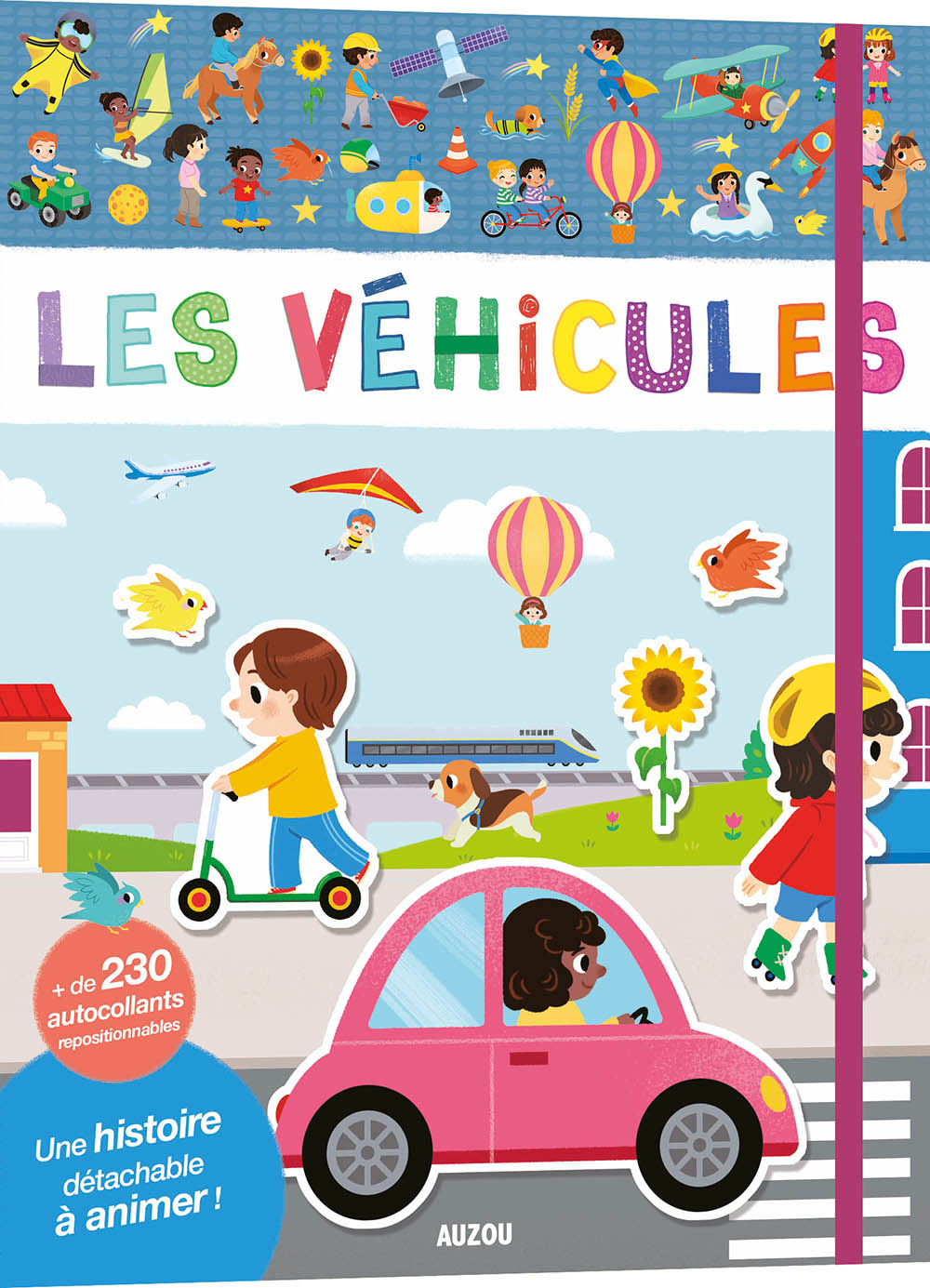 LES VEHICULES (LIVRE AUTOCOLLANTS)