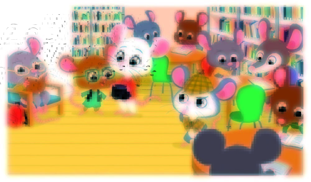 KAMISHIBAI WALTER ENQUETE A LA BIBLIOTHEQUE