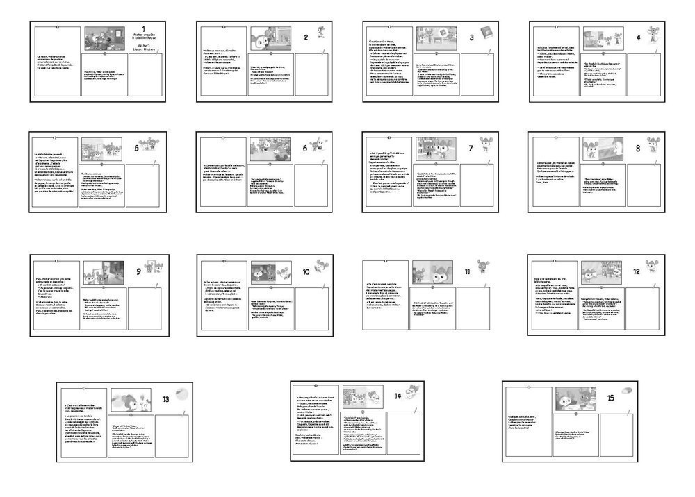 KAMISHIBAI WALTER ENQUETE A LA BIBLIOTHEQUE