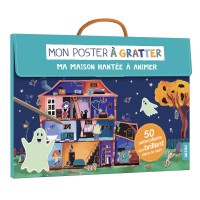 MON POSTER A GRATTER - MA MAISON HANTEE A ANIMER