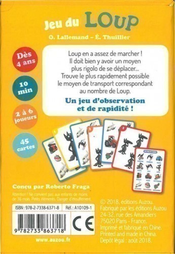 Jeux De Cartes - Jeu Du Loup - Rapido Go !