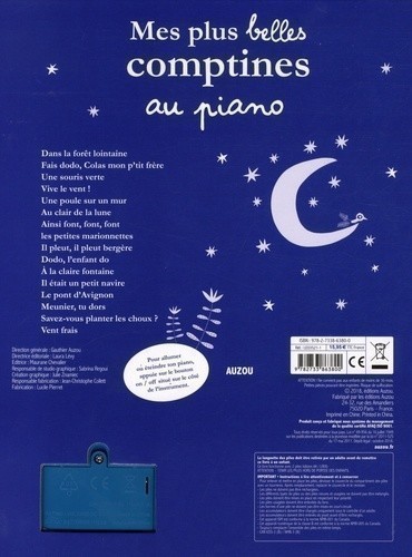 Mes Plus Belles Comptines Au Piano - 15 Comptines À Jouer Au Piano