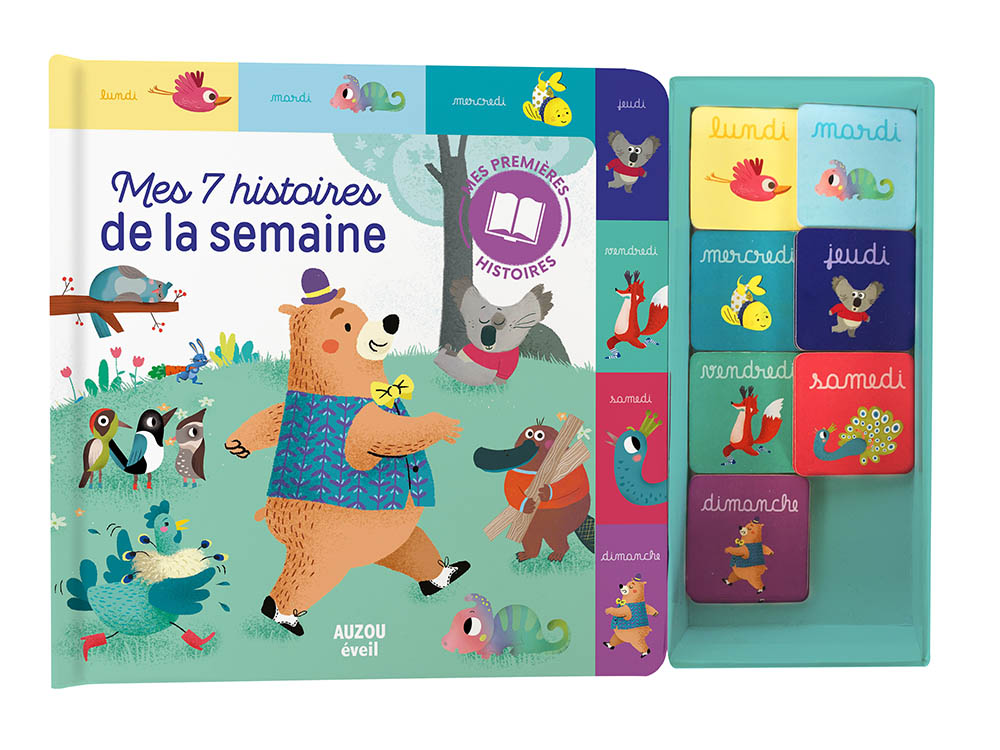 MES 7 HISTOIRES DE LA SEMAINE - AVEC UN MEMORY EN BOIS