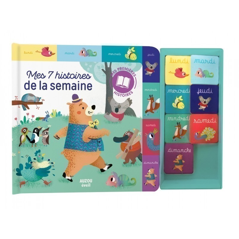 MES 7 HISTOIRES DE LA SEMAINE - AVEC UN MEMORY EN BOIS