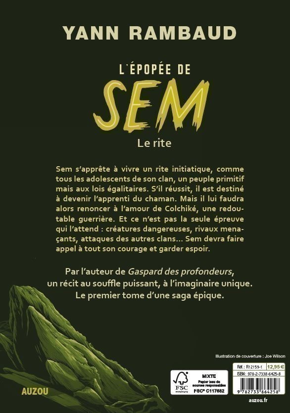 L'épopée De Sem - Le Rite - Tome 1