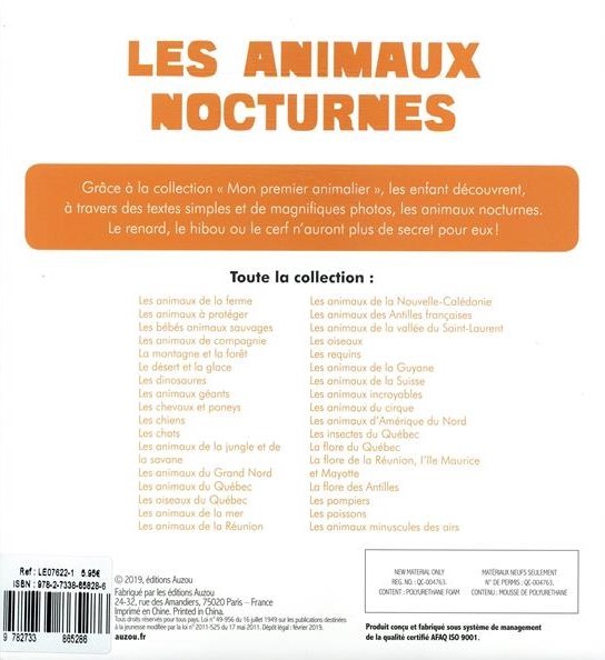 LES ANIMAUX NOCTURNES