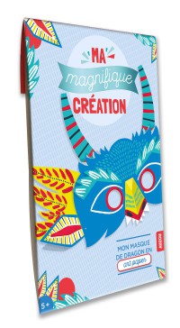 Ma magnifique création - Mon masque de dragon en art paper