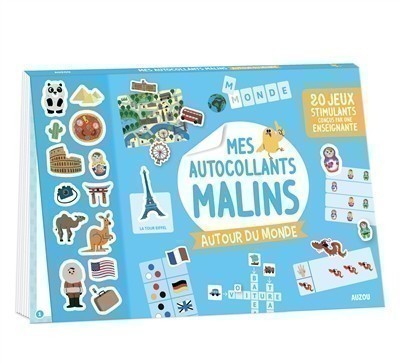 MES AUTOCOLLANTS MALINS : AUTOUR DU MONDE