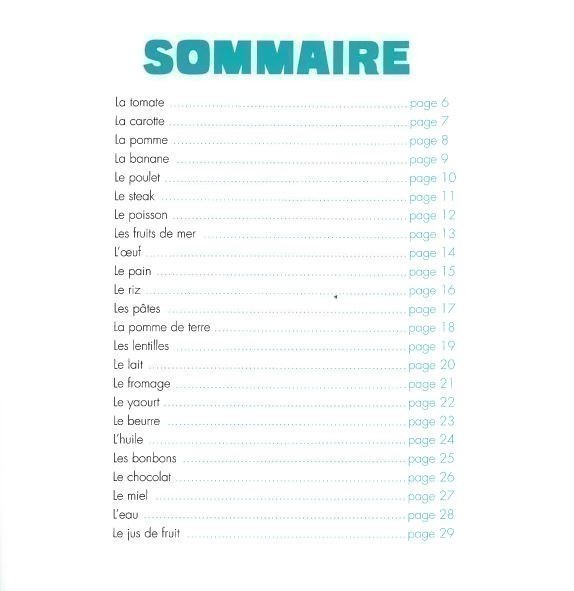 Mon Premier Doc Photo  - Mes Premiers Aliments