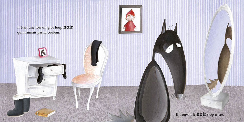 LE LOUP QUI VOULAIT CHANGER DE COULEUR - L