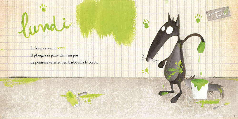 L'histoire Lue - Le Loup Qui Voulait Changer De Couleur