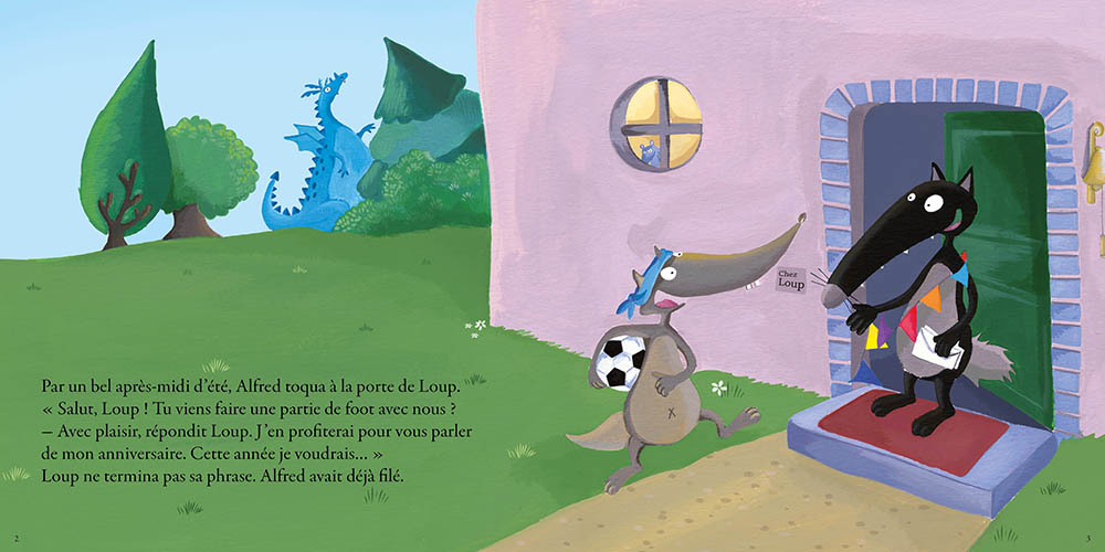 LE LOUP QUI FETAIT SON ANNIVERSAIRE - L