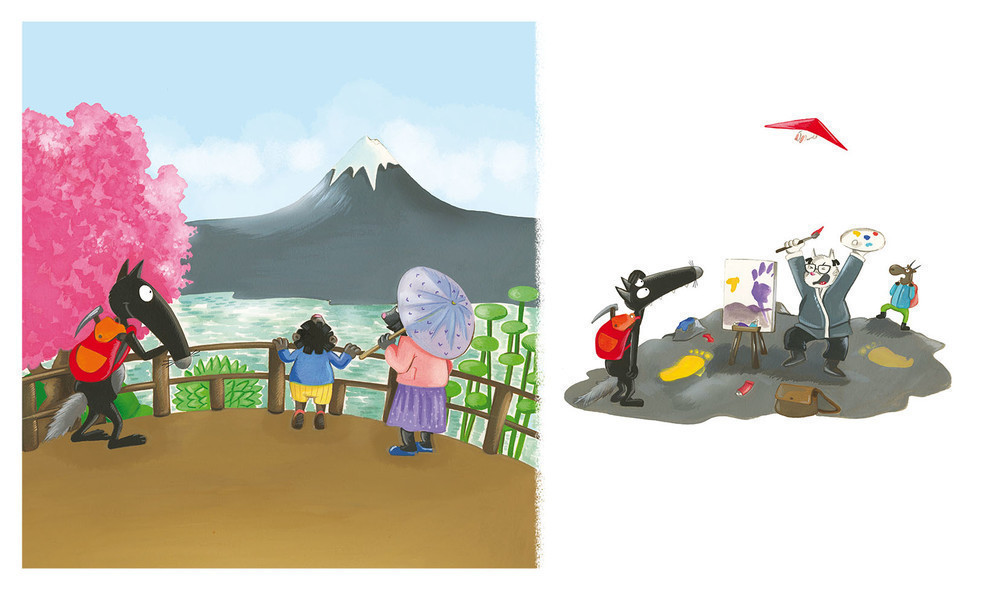 Le Loup Qui Escaladait Les Montagnes