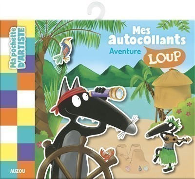 MES AUTOCOLLANTS LOUP - AVENTURE