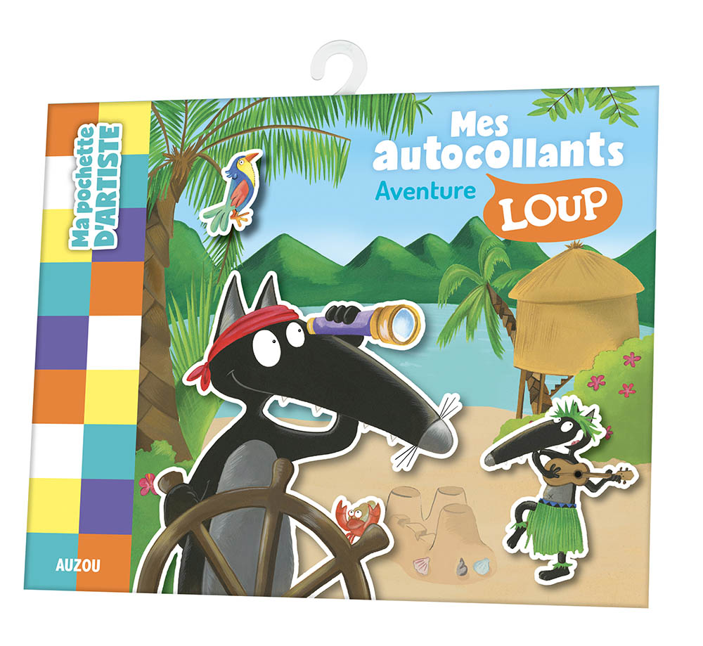 MES AUTOCOLLANTS LOUP - AVENTURE