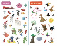 MES AUTOCOLLANTS LOUP - AVENTURE