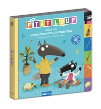 Little Wolf discovers musical instruments