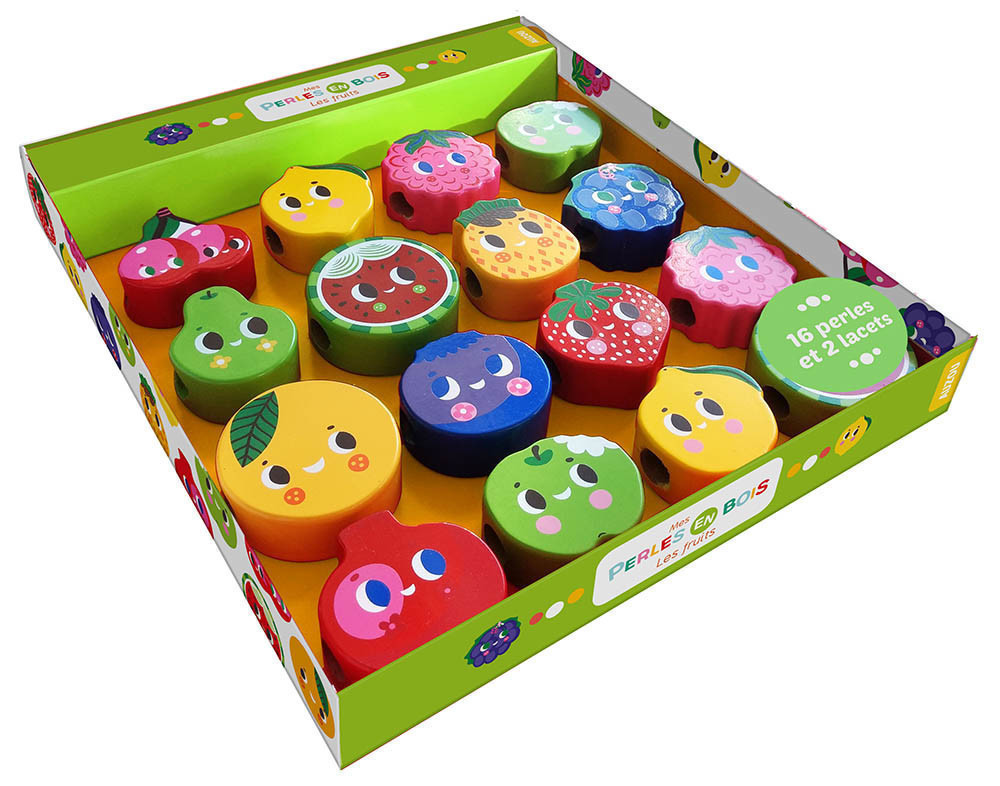 LES FRUITS-ME PERLES EN BOIS