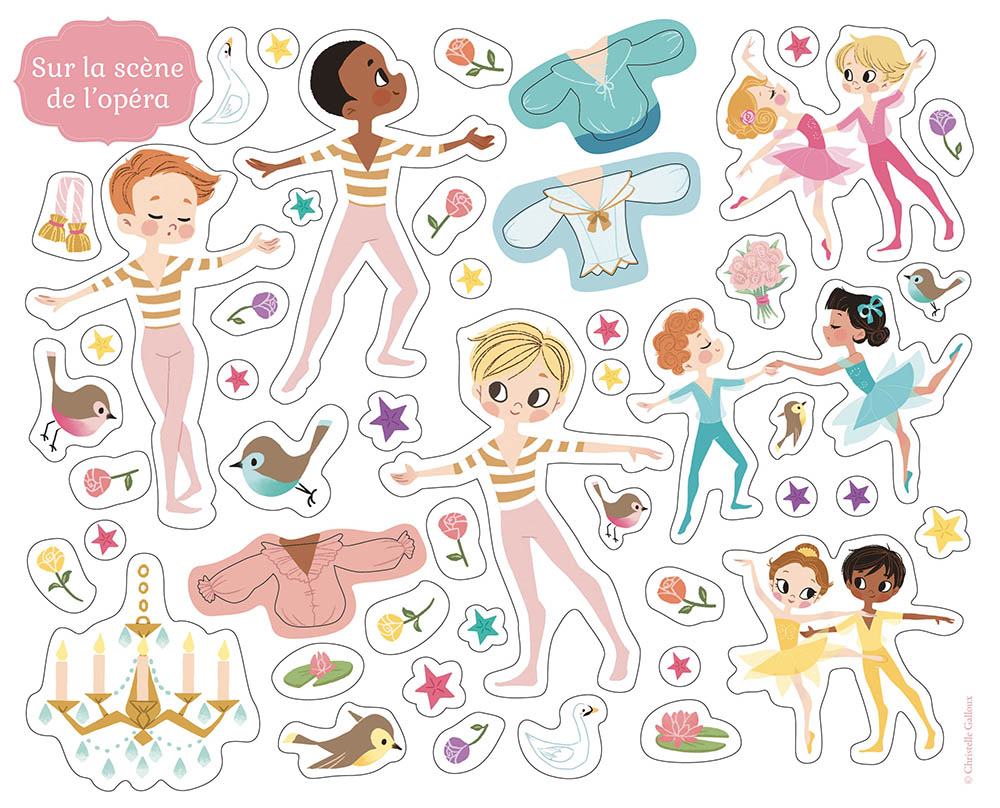 Autocollants Danseuses