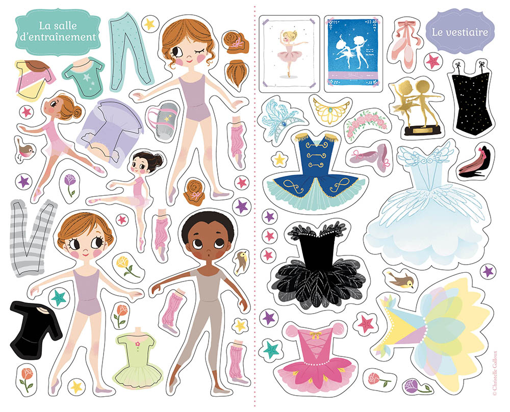Autocollants Danseuses