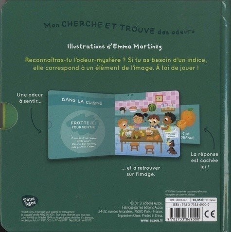 MON CHERCHE ET TROUVE DES ODEURS