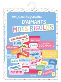 Ma première pochette d'aimants - Mots rigolos