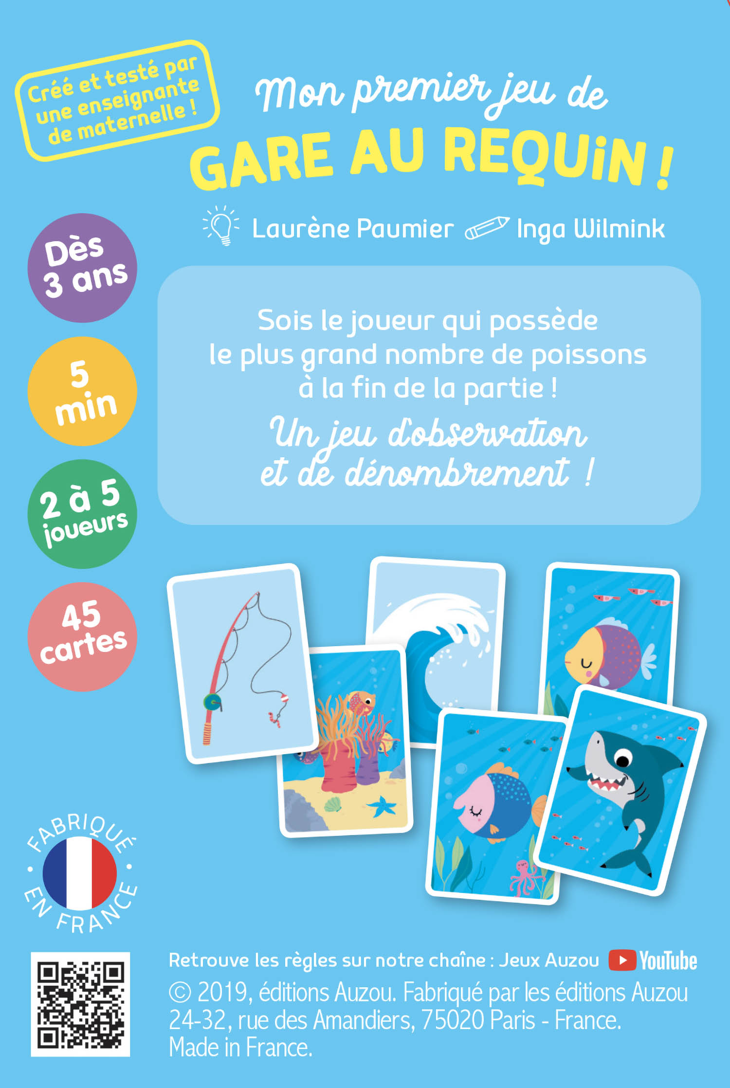 Jeux De Cartes - Mon Premier Jeu De Gare Au Requin !
