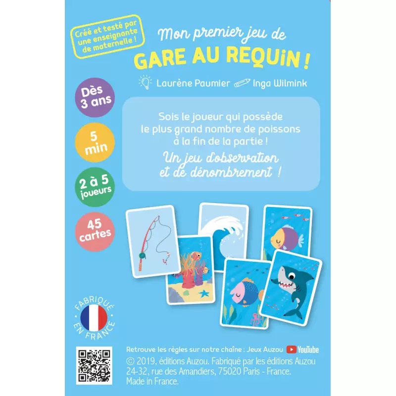Jeux De Cartes - Mon Premier Jeu De Gare Au Requin !