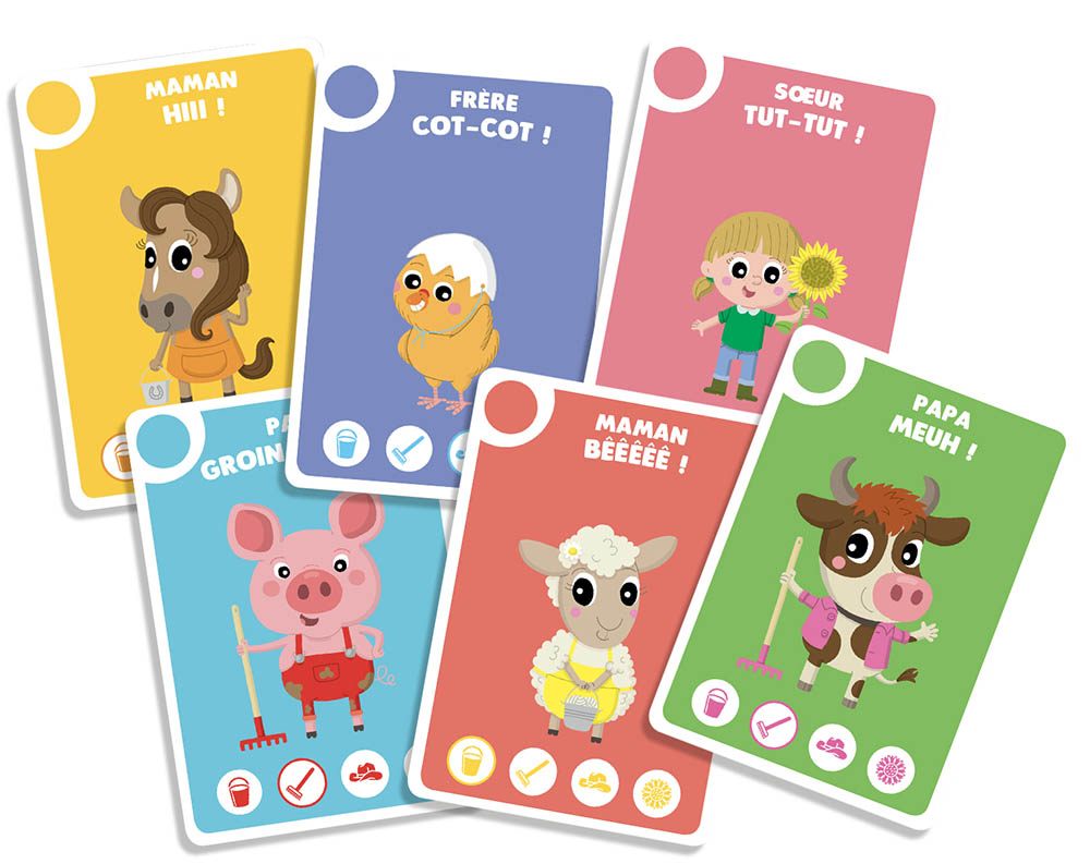 MON PREMIER JEU DE  6 FAMILLES