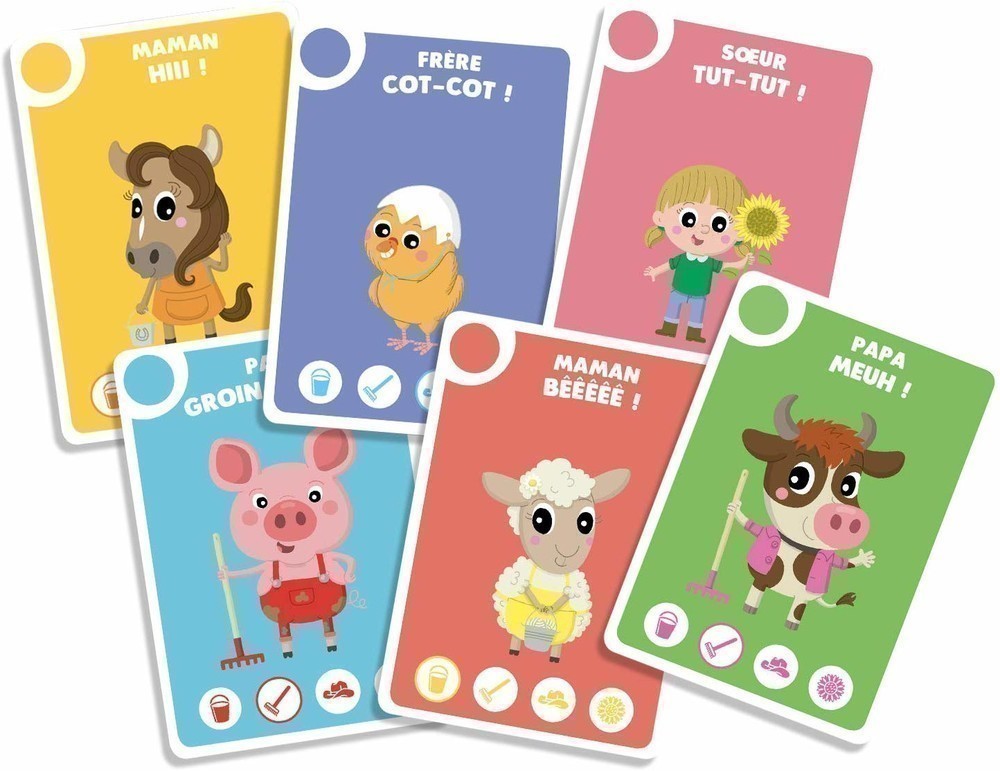 MON PREMIER JEU DE  6 FAMILLES