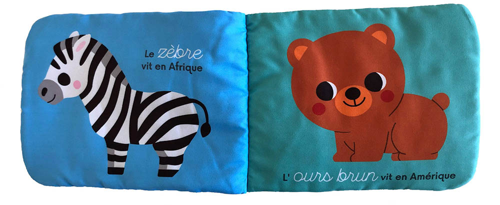 Les Animaux Du Monde (Livre Tissu) - Nouvelle Edition