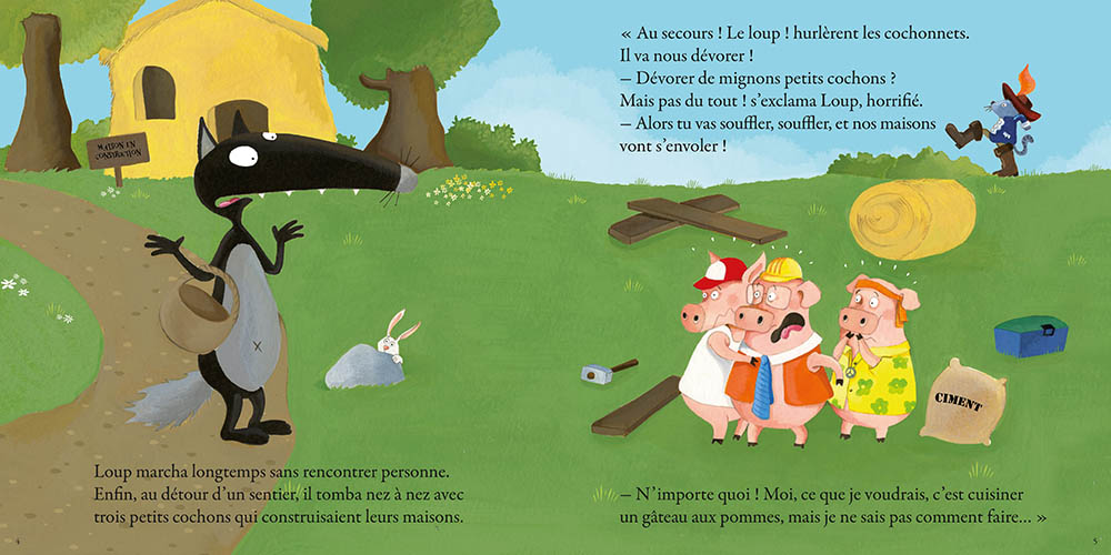 Le Loup Qui Découvrait Le Pays Des Contes