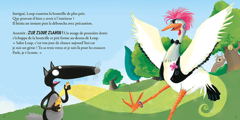 Le Loup Qui Fêtait Son Anniversaire