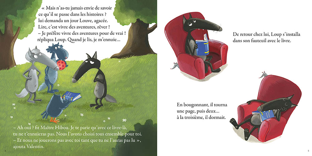 Le Loup Qui N'aimait Pas Lire
