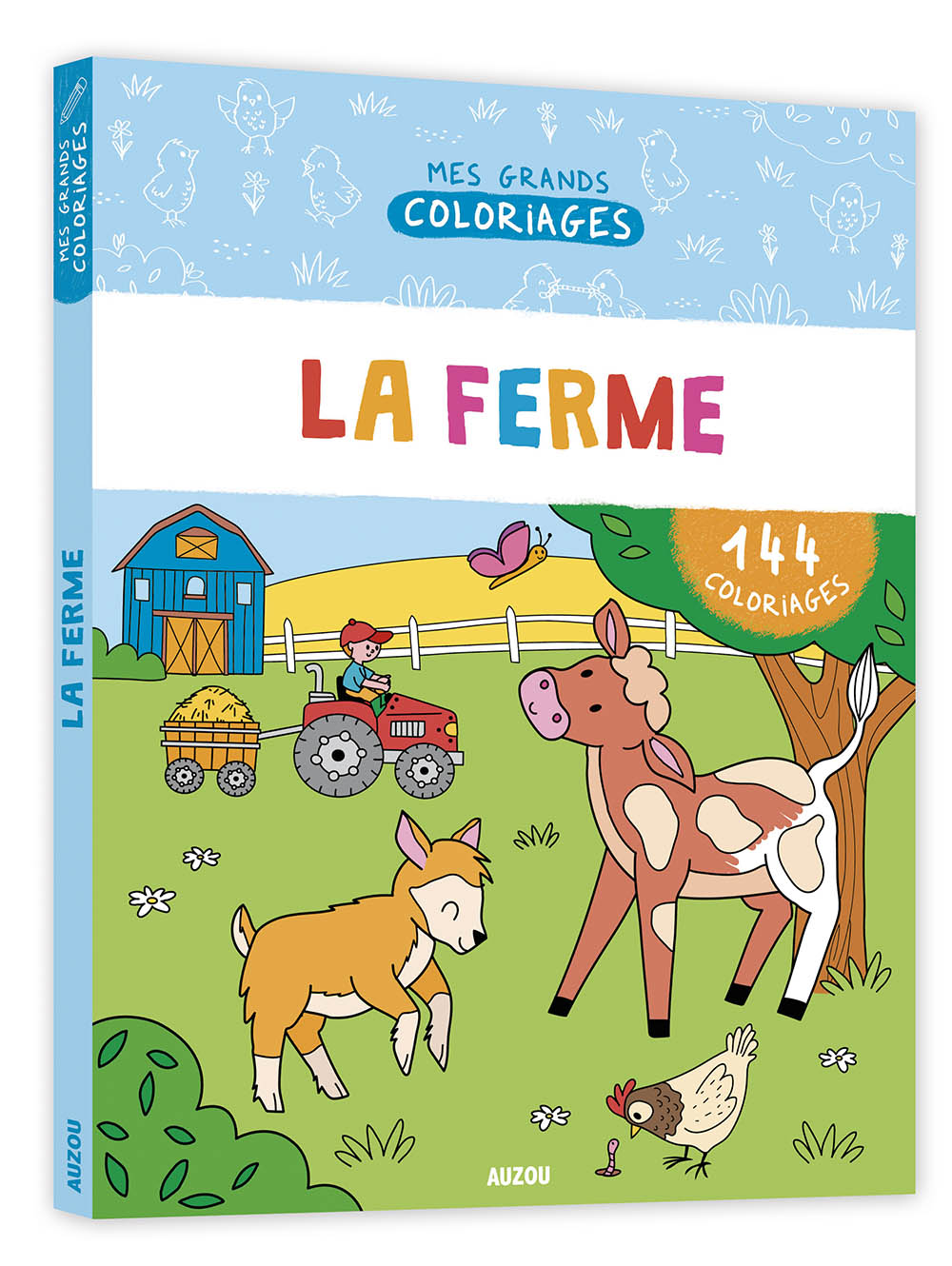 Mes grands coloriages - la ferme