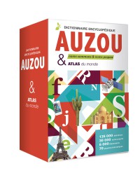 Coffret dictionnaire encyclopédique Auzou et atlas du monde