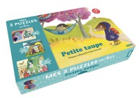 MES 3 PUZZLES EN BOIS - PETITE TAUPE