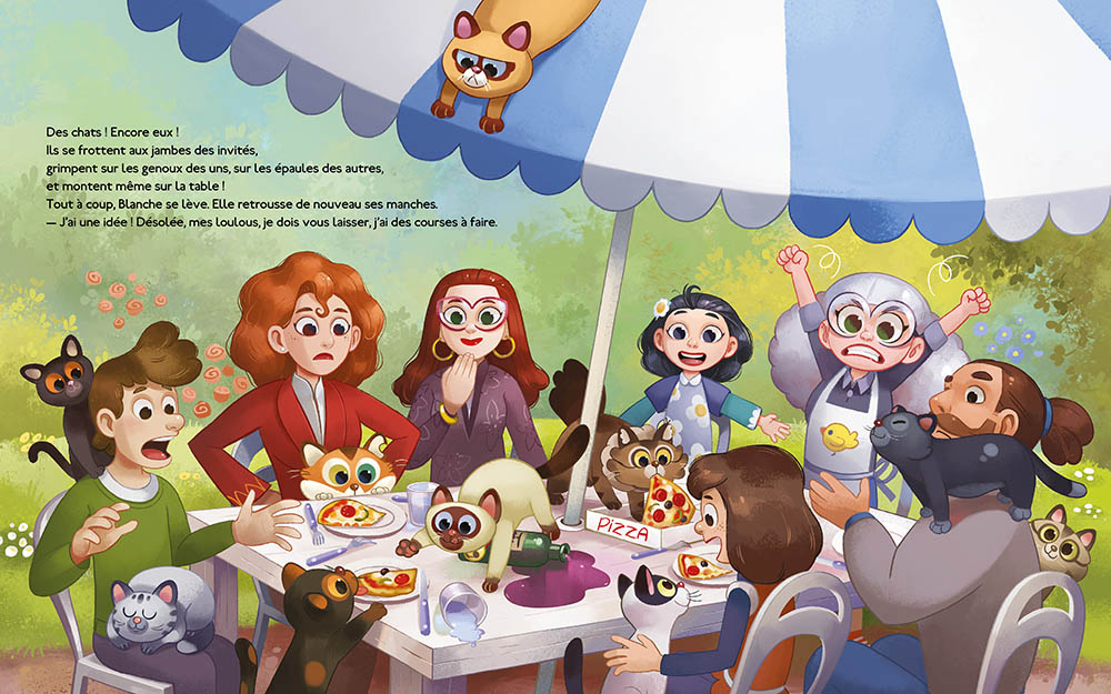 Blanche Et Les Chats Blanche Et Les Chats