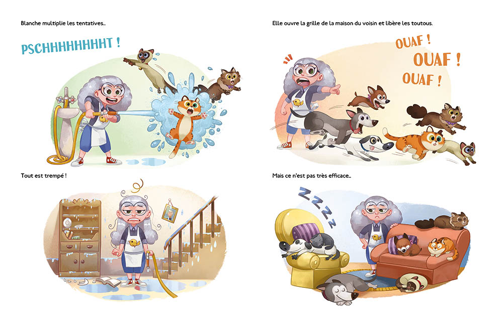 Blanche Et Les Chats Blanche Et Les Chats