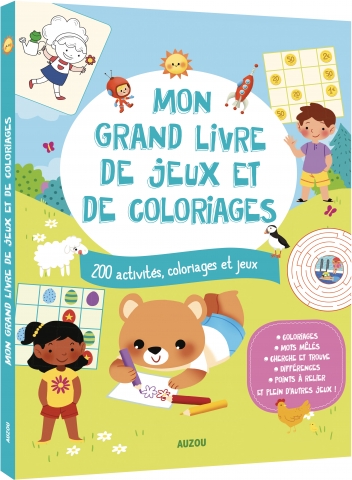 Mon Grand Livre De Jeux De Coloriages