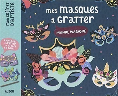 Mon Coffret D'artiste - Mes Masques À Gratter - Monde Magique Mon Coffret D'artiste - Mes Masques À Gratter - Monde Magique