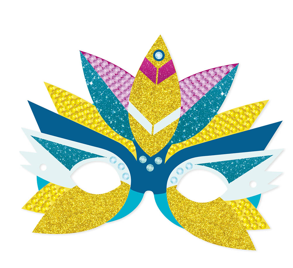 MES MASQUES EN PAILLETTES ET SEQUINS : CREATURES ENCHANTEES