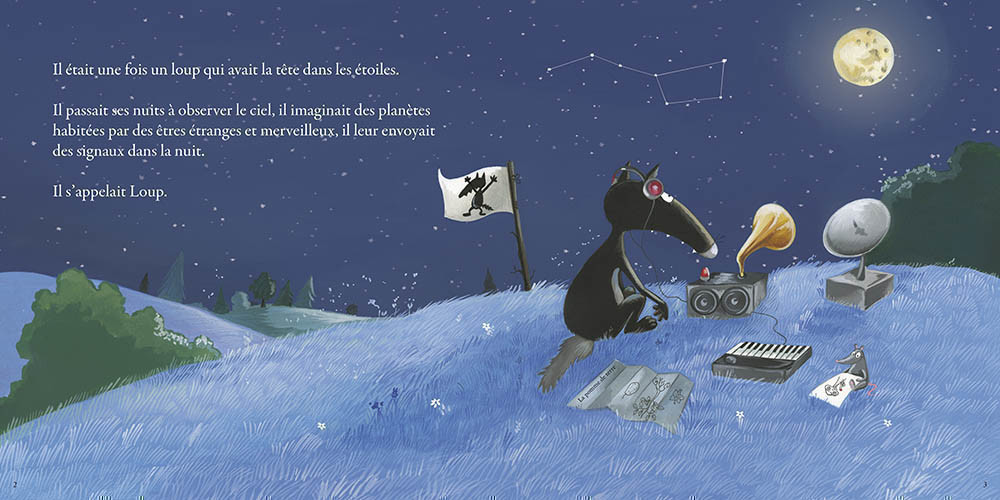 Le Loup Qui Avait La Tête Dans Les Étoiles