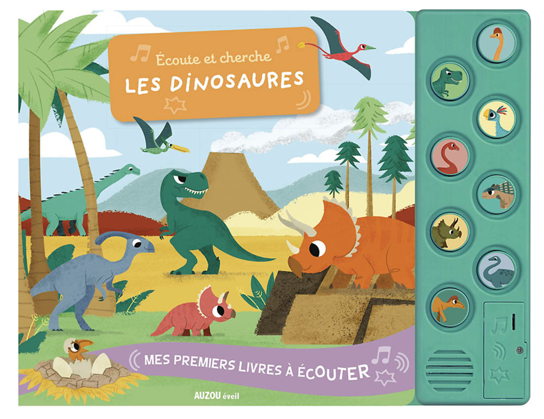 Mes Premiers Livres À Écouter - Écoute Et Cherche Les Dinosaures Mes Premiers Livres À Écouter - Écoute Et Cherche Les Dinosaures