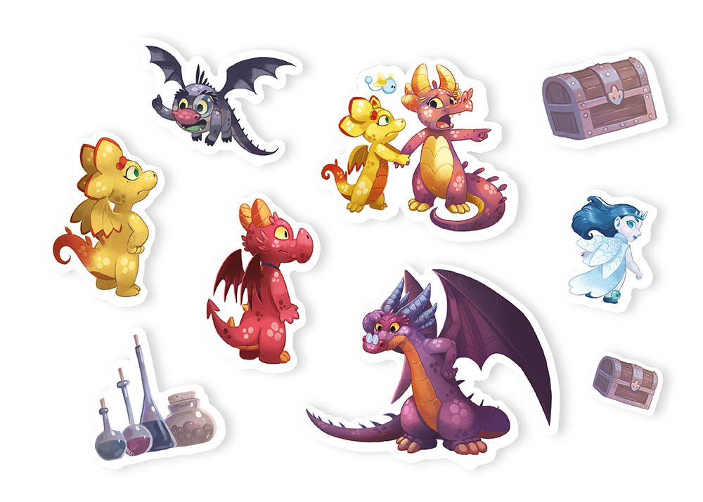 Mes Autocollants Dragons Azuro Mes Autocollants Dragons Azuro