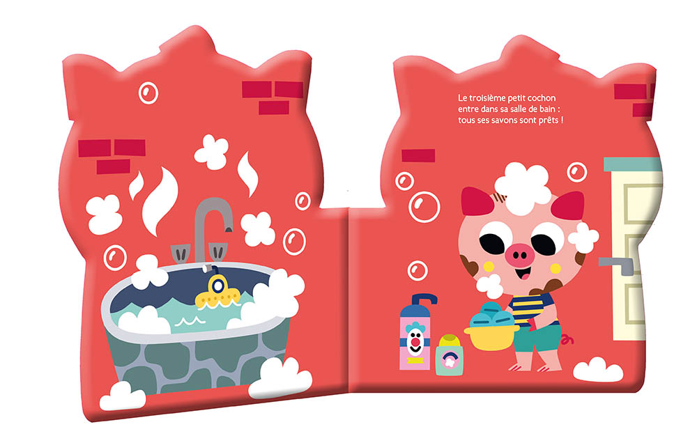 Mes Amis Du Bain - Les Trois Petits Cochons
