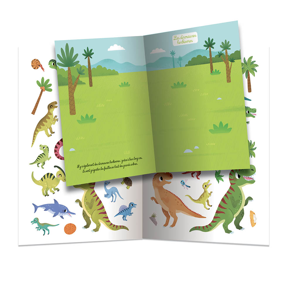 Mes 250 Autocollants Dinosaures